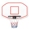 vidaXL Basketballkorb Weiß 109x71x3 cm Polyethylen
