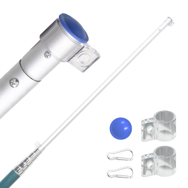 vidaXL Flagge Bulgariens mit Mast 5,55 m Aluminium