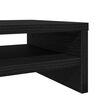 vidaXL Monitorständer Schwarze Eiche 100 x 24 x 13 cm Holzwerkstoff