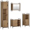 vidaXL Badezimmerschrank-Set 4 stk. Artisan-Eiche 40 x 36 x 181 cm