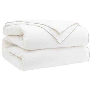 vidaXL Bettdecke TRIER 240x260cm 4 Jahreszeiten 140+220GSM Wei&szlig;