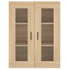 vidaXL Highboard Sonoma-Eiche 69,5x34x180 cm Holzwerkstoff