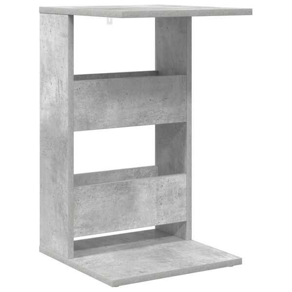 vidaXL Beistelltisch Beton Grau 40 x 35 x 60,5 cm Holzwerkstoff