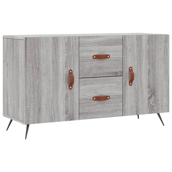 vidaXL Sideboard Grau Sonoma 100x36x60 cm Holzwerkstoff