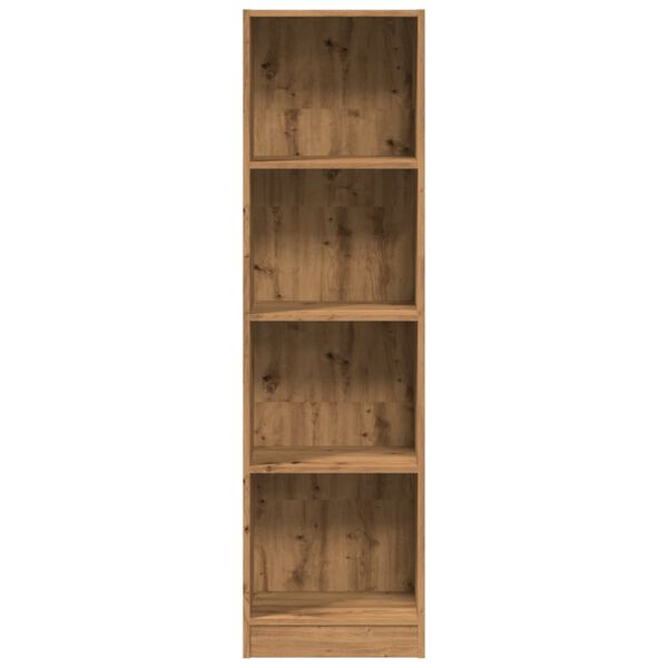 vidaXL B&uuml;cherregal Artisan-Eiche 40x24x143 cm Holzwerkstoff