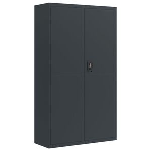 vidaXL Aktenschrank Anthrazit 105x40x180 cm Stahl