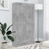 vidaXL B&uuml;cherregal Betongrau 82,5x30,5x150 cm Holzwerkstoff