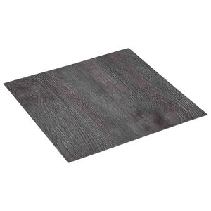 vidaXL Bodenplanken Schwarz und Grau 5,11 m&sup2; 55 Stk. PVC