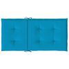 vidaXL Gartenstuhlauflagen f&uuml;r Niedriglehner 2 Stk. Blau 100x50x3 cm