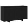 vidaXL Sideboard Schwarz Eichen-Optik 135 x 41 x 75 cm Holzwerkstoff