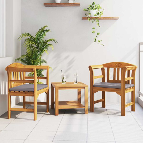 vidaXL Bank Nat&uuml;rlicher &Ouml;lfinish 68,5 x 46 x 82,5 cm Massivholz Akazie