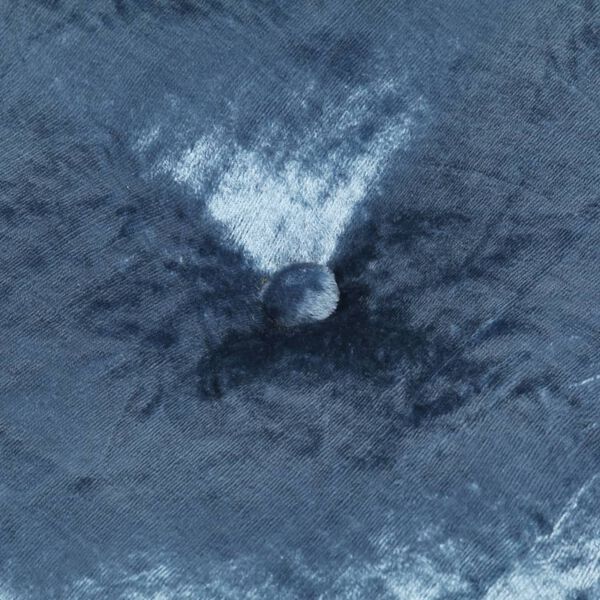 vidaXL Pouf Rund Samt 40x20 cm Blau