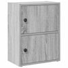 vidaXL B&uuml;cherregal Grau Sonoma 40x24x52 cm Holzwerkstoff