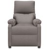 vidaXL Relaxsessel Taupe Stoff