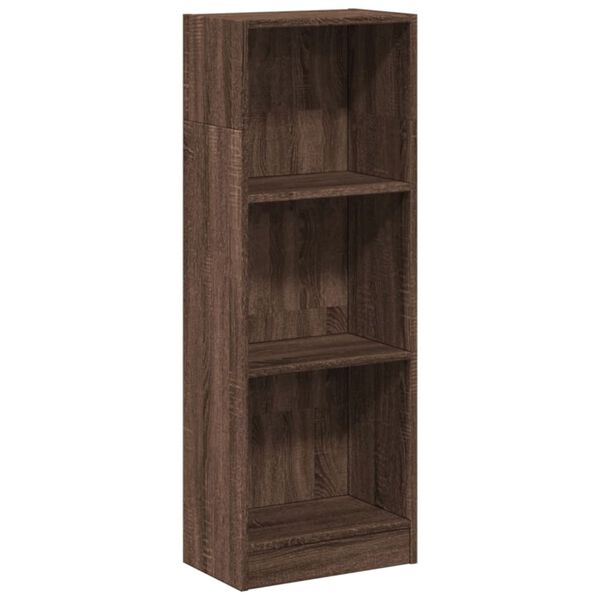 vidaXL Bücherregal Braun Eichen-Optik 40x24x109 cm Holzwerkstoff