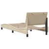 vidaXL Bettgestell ohne Matratze "Hanko" Creme 80x200 cm Stoff