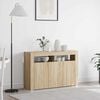 vidaXL Sideboard Sonoma-Eiche 116 x 30 x 75 cm Holzwerkstoff