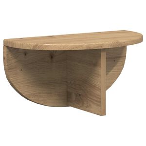 vidaXL Wandregal Wandhalterung Artisan-Eiche 38 x 19 x 19 cm