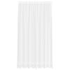 vidaXL Spitzenvorhang mit Vorh&auml;ngen Floral Wei&szlig; 200 x 200 cm Polyester