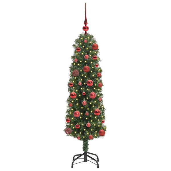 vidaXL Künstlicher Weihnachtsbaum mit 150 LEDs mit Ständer Grün 120 cm