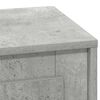vidaXL Nachttisch 2 pcs Beton Grau 44 x 34,5 x 45 cm Holzwerkstoff
