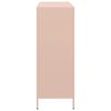 vidaXL Highboard Rosa 101,5x39x103,5 cm Stahl