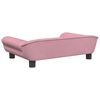 vidaXL Kindersofa Rosa 70x45x26 cm Samt