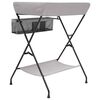 vidaXL Wickeltisch Hellgrau Eisen