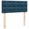 vidaXL Boxspringbett mit Matratze Blau 120x200 cm Samt