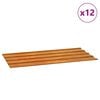 vidaXL Dachplatten 12 Stk. Rostig 80x44 cm Cortenstahl
