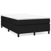 vidaXL Boxspringbettgestell Schwarz 120x200 cm Stoff