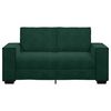vidaXL 2-Sitzer-Sofa Dunkelgr&uuml;n 160x78x84 cm Samt
