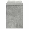 vidaXL Wandmontierter nachttisch mit Regal Beton Grau 50 x 20 x 30 cm