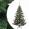 vidaXL K&uuml;nstlicher Weihnachtsbaum mit Weihnachtskugel 120 cm 150 LEDs