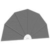 vidaXL Balkon Sichtschutz &Oslash; 320 cm Polyester Hellgrau