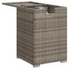 vidaXL Propan-Tank-Verstecktisch Grau 40x40x60 cm Poly Rattan