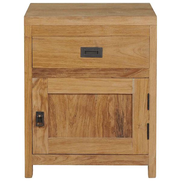 vidaXL Nachttisch Massivholz Teak 40x30x50 cm