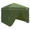 vidaXL Pavillon-Zelt 243 x 243 x 251 cm Gr&uuml;n Stoff