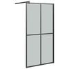 vidaXL Duschwand f&uuml;r Walk-in Dusche 100x195cm Dunkles Sicherheitsglas