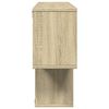 vidaXL Wandregal Sonoma-Eiche 100x20x53 cm Holzwerkstoff