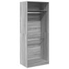 vidaXL Kleiderschrank Grau Sonoma 80x50x200 cm Holzwerkstoff