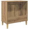 vidaXL Waschbeckenunterschrank Artisan-Eiche 58x33x60 cm Holzwerkstoff