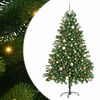 vidaXL Weihnachtsbaum mit 300 LEDs mit St&auml;nder Gr&uuml;n 180 cm PE