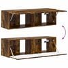 vidaXL TV-Wandschrank 2 pcs Ger&auml;ucherte Eiche 60 x 31 x 29,5 cm