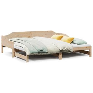 vidaXL Tagesbett Ausziehbar 90x190 cm Massivholz Kiefer