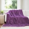 vidaXL Wohndecken 6 pcs Lila 240 x 220 cm Fleece