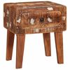 vidaXL Beistelltisch Braun 40 x 32 x 46 cm Massives upgecyceltes Holz