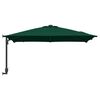 vidaXL Gartenparasol Grün 248,5 x 247,5 x 160 cm Stoff