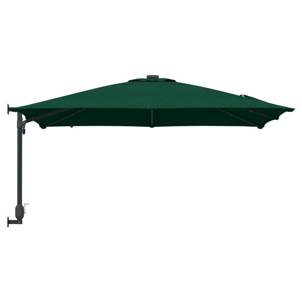vidaXL Gartenparasol Grün 248,5 x 247,5 x 160 cm Stoff