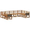 vidaXL Outdoor-Sofagarnitur 9 pcs Natur Massivholz Akazie
